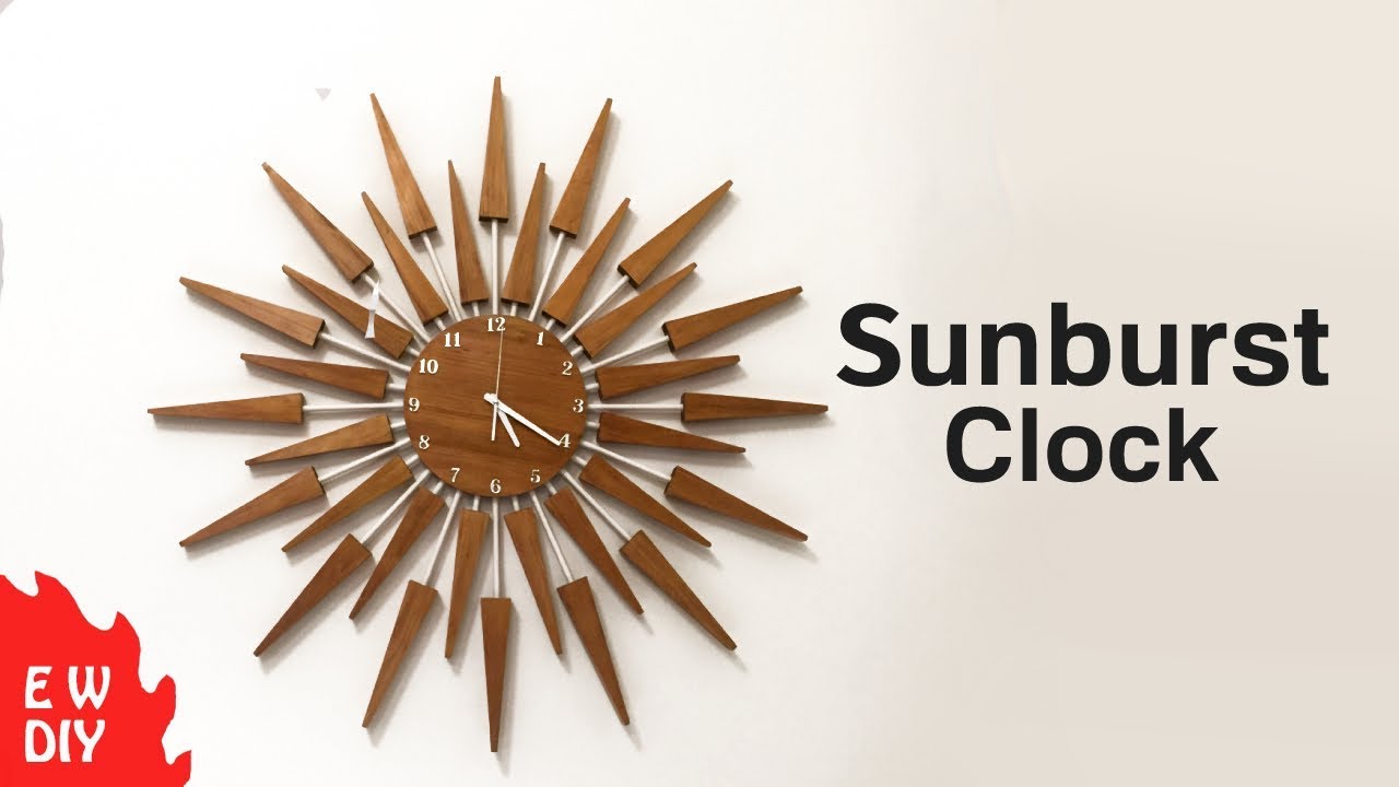 Sunburst Clock