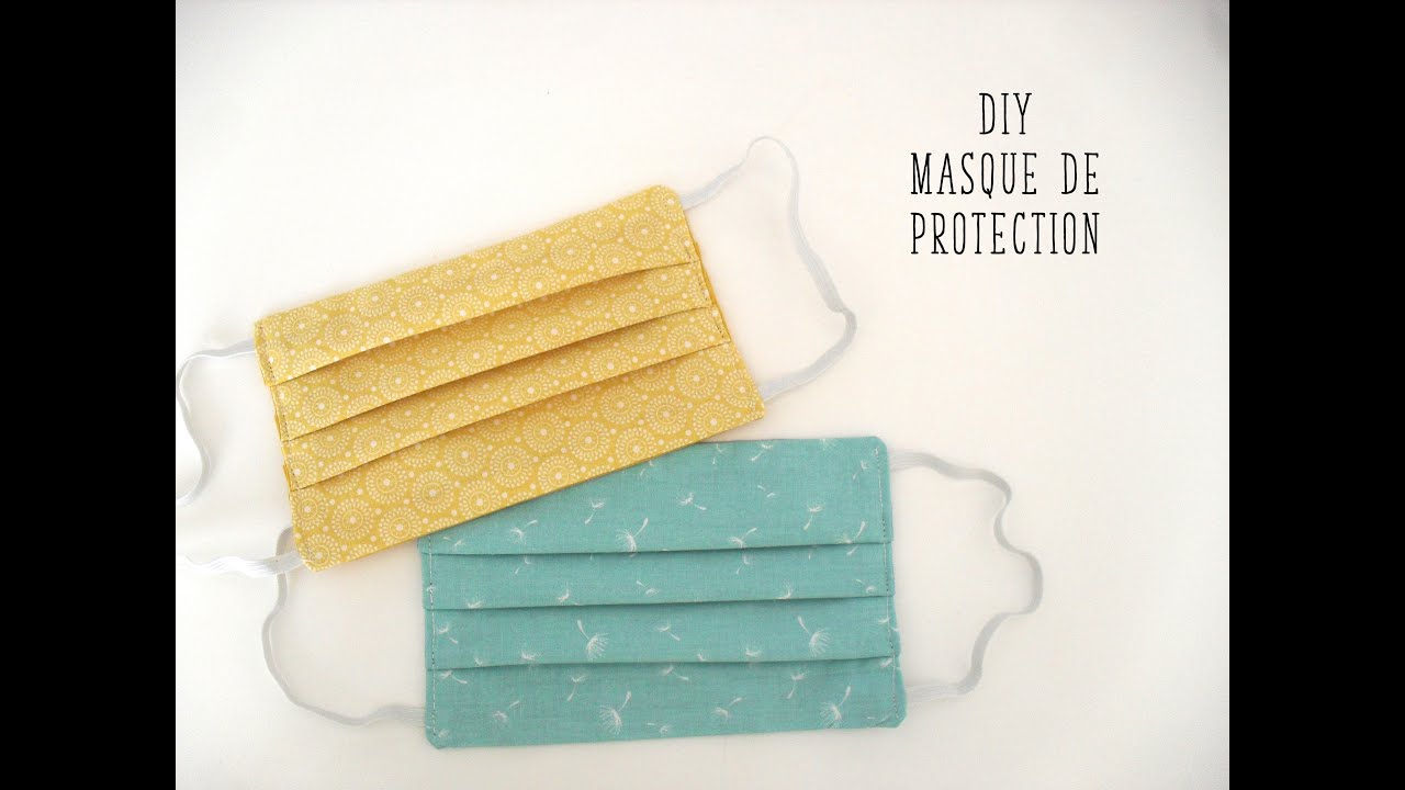 Coudre un masque de protection, tuto rapide masque