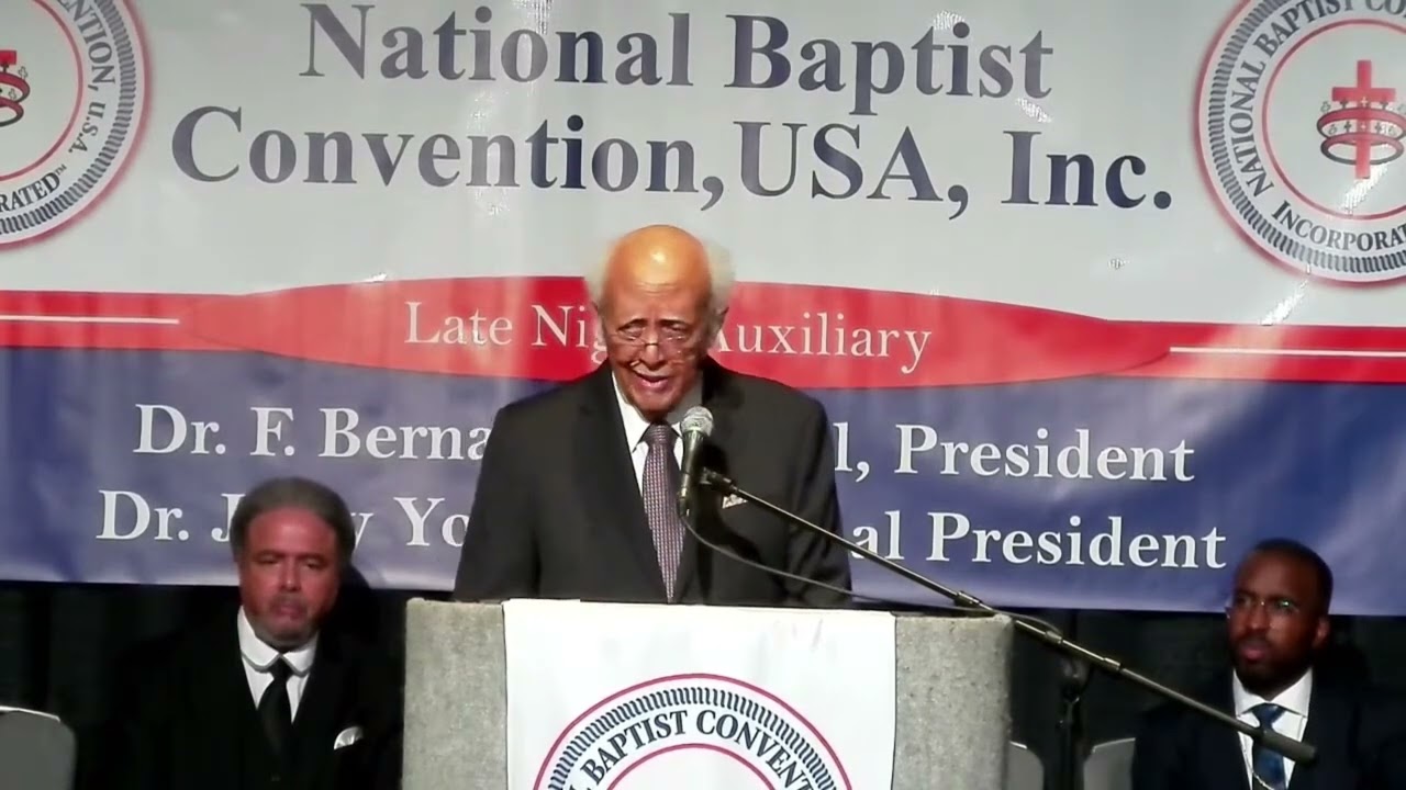 Rev. Dr. William J. Shaw Preaching Late Night at the National Baptist Convention USA Inc. 2023