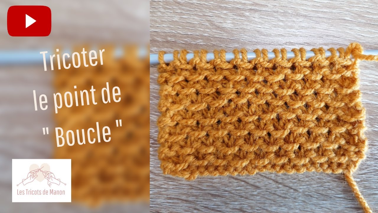 Tricoter le point de "boucle"