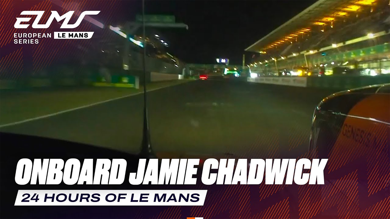 Night Onboard Jamie Chadwick IDEC Sport #18 Genesis | 24 Hours of Le Mans 2025 | ELMS