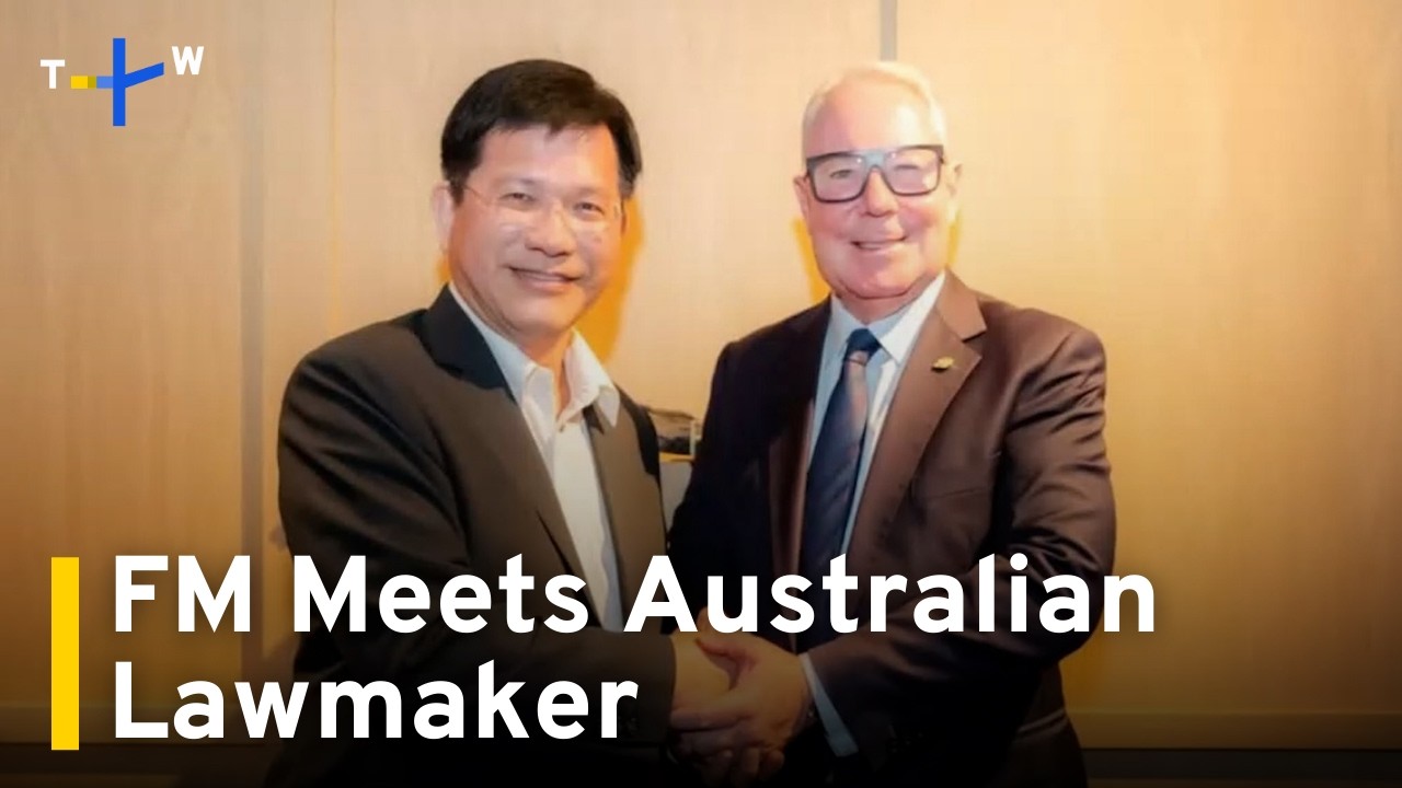 Foreign Minister Meets Australian Lawmaker After Tuvalu Trip｜TaiwanPlus News