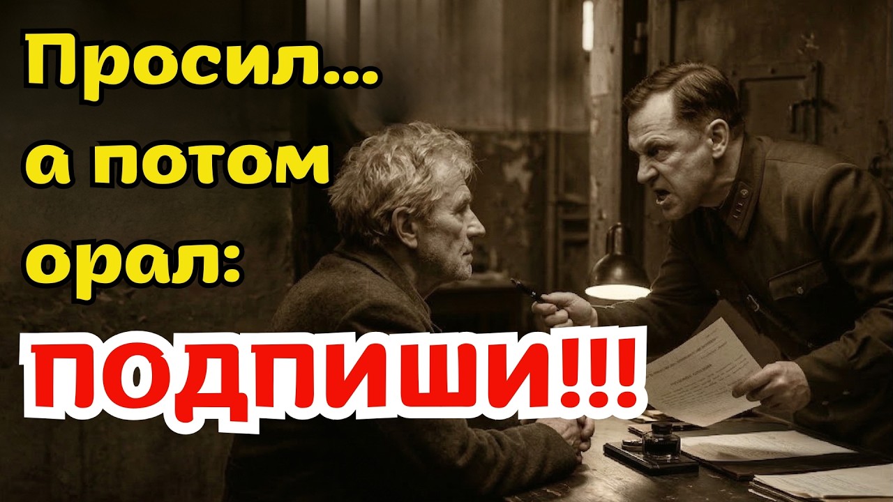 ЕМУ ОБЕЩАЛИ СВОБОДУ ЗА ПОДПИСЬ, но его пламенная речь заставила палачей замолчать!