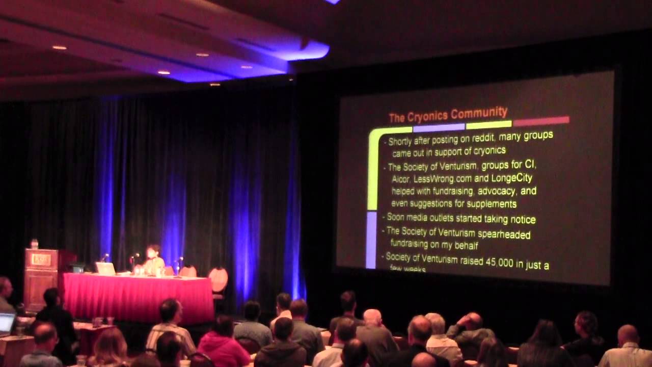 Cryonics - Alcor 40 Conference - Kim Souzzi: 