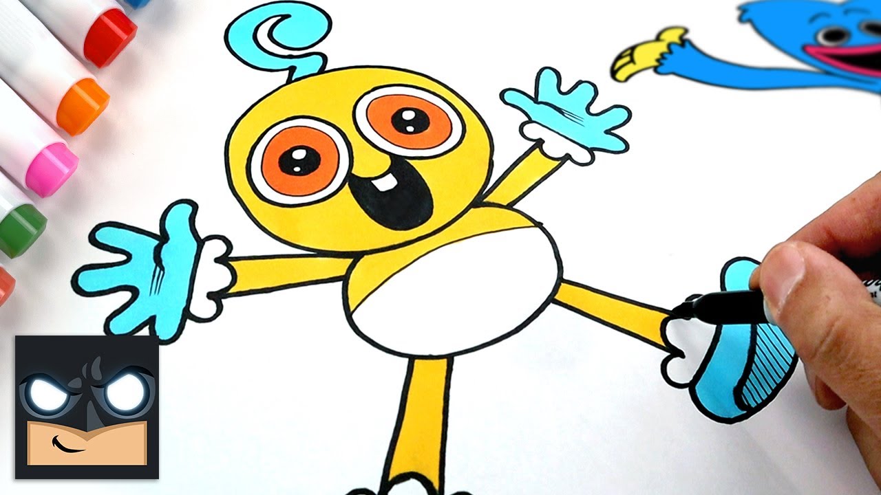Poppy Playtime | How To Draw Baby Long Legs | Draw & Color Tutorial