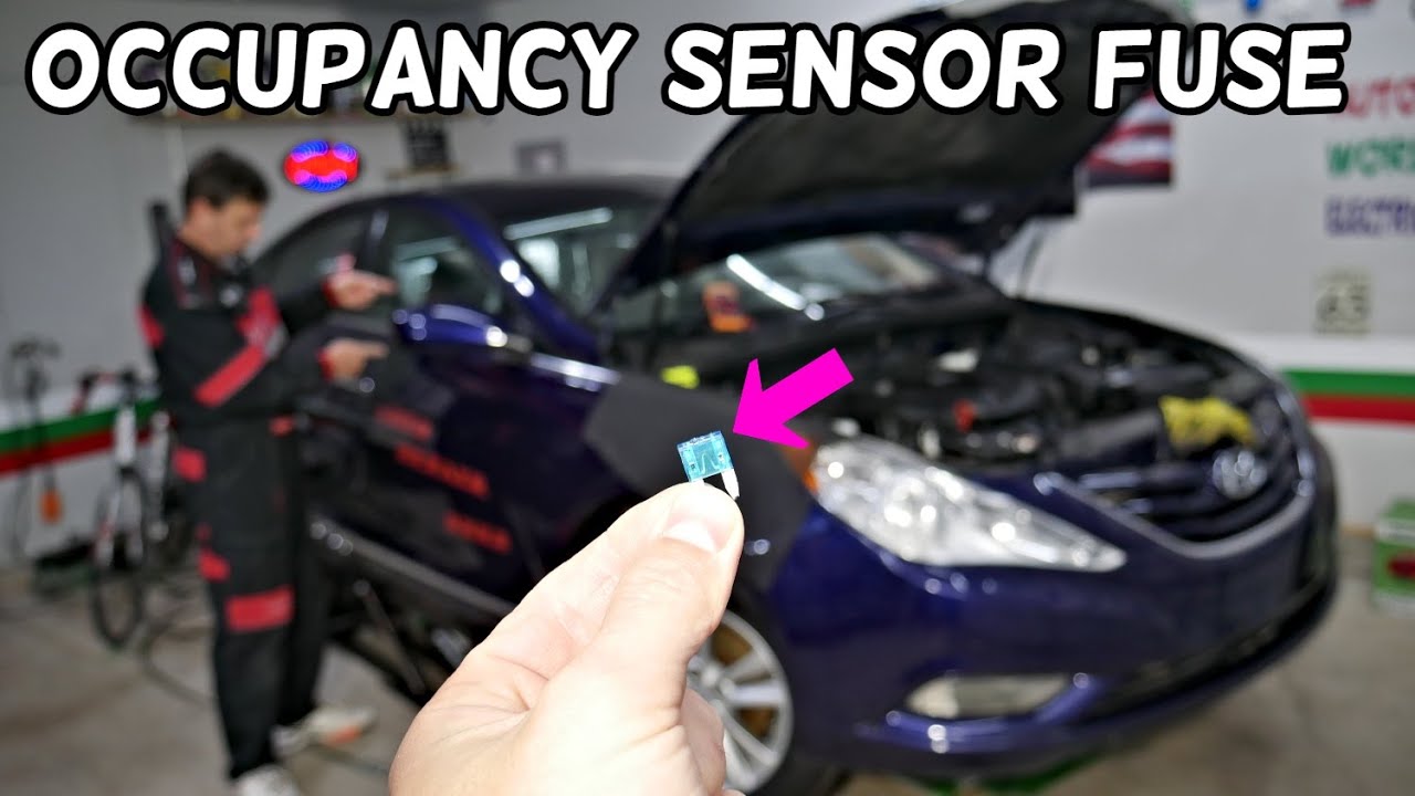 Замена предохранителя в коврике пассажира HYUNDAI SONATA, горит индикатор подушки безопасности