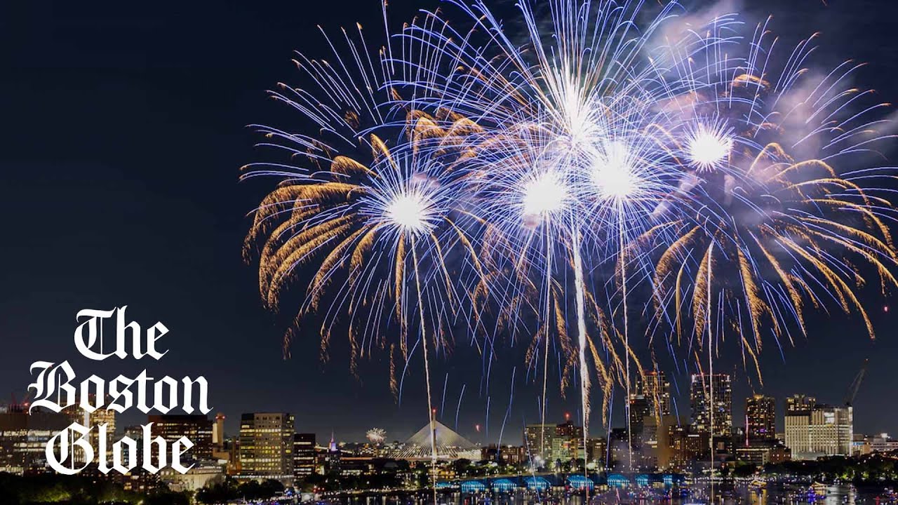 4th of July fireworks in Boston