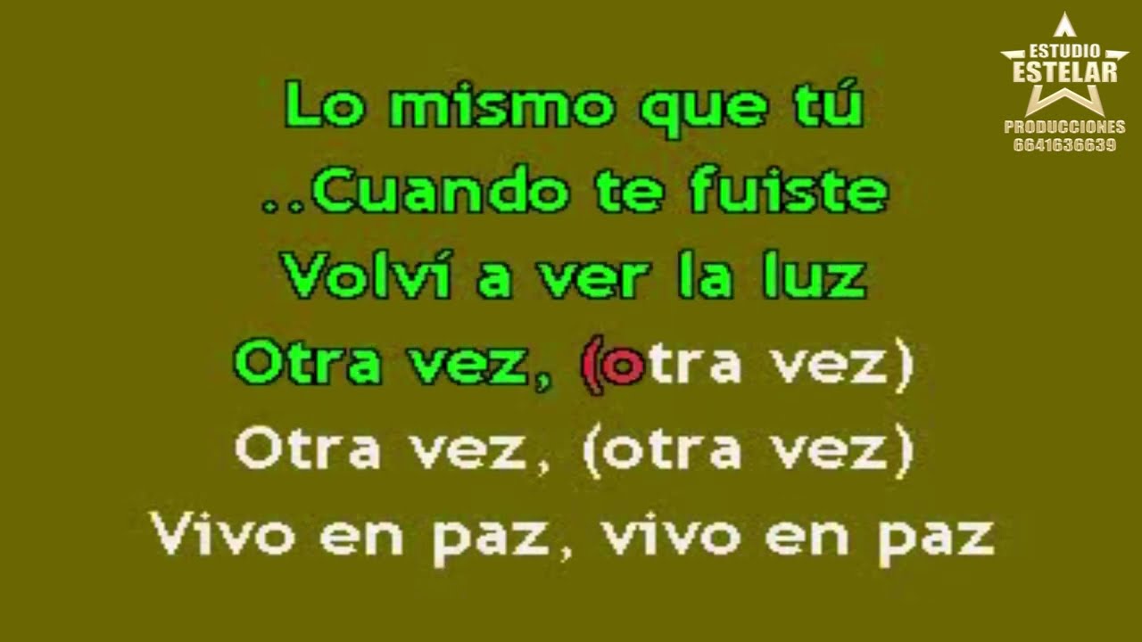 Insensible Juan Gabriel Karaoke c Coros