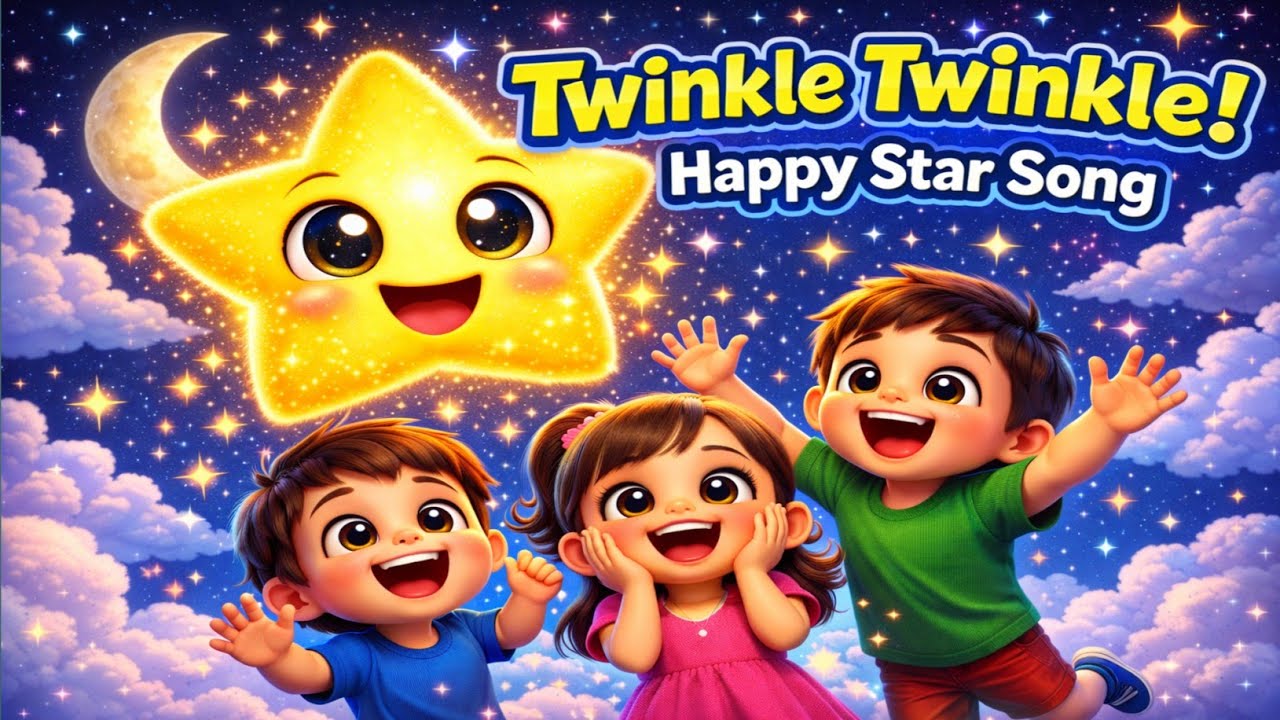 Twinkle Twinkle Happy Star Song | Surprise Star Fun | Kids Rhymes l