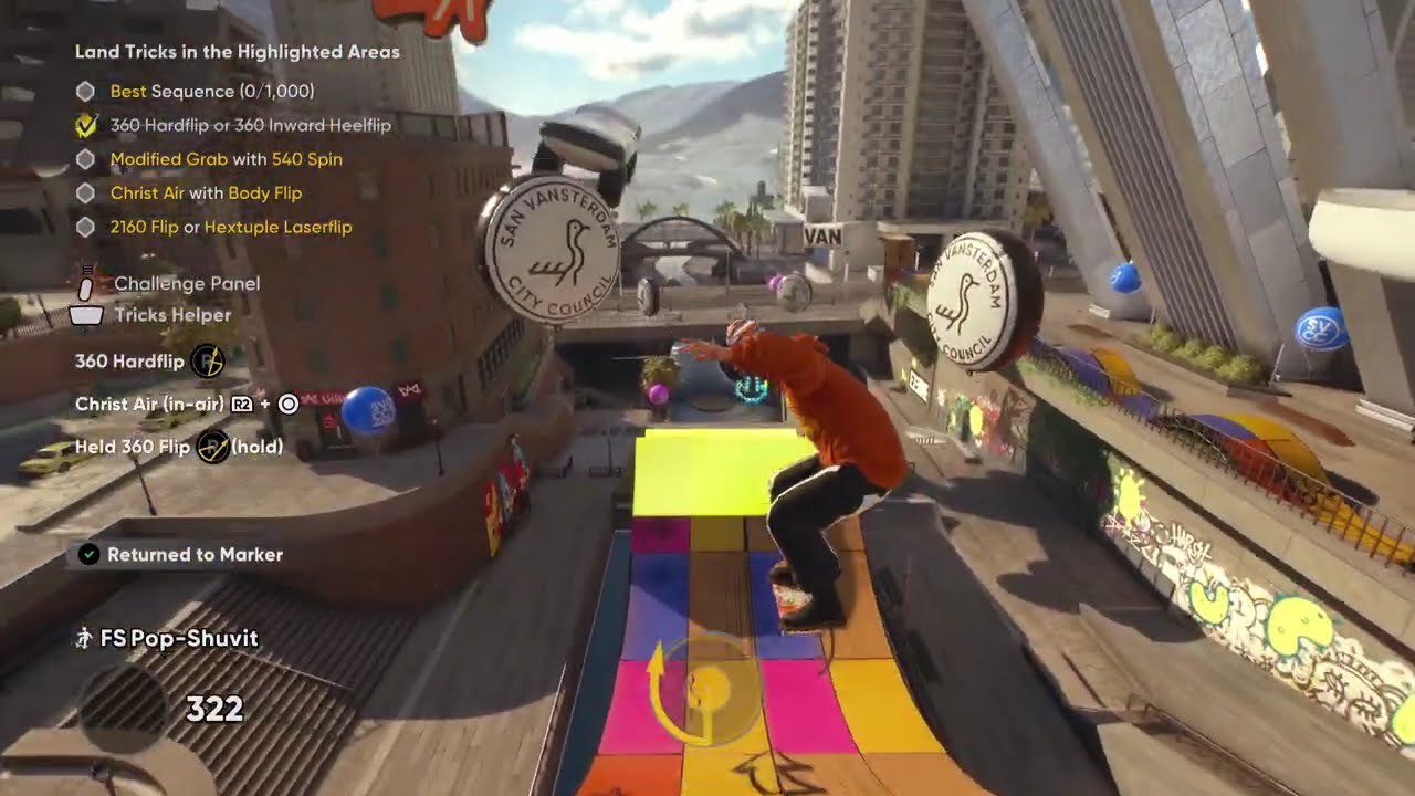 Hold It, Hit It &ndash; Skate 4 Challenge Guide (2160 Flip, 540 Grab & 360 Hardflip Requirements)