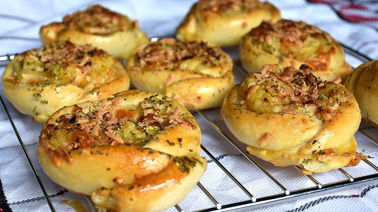 Potato Cheese Onion Buns Delicious!