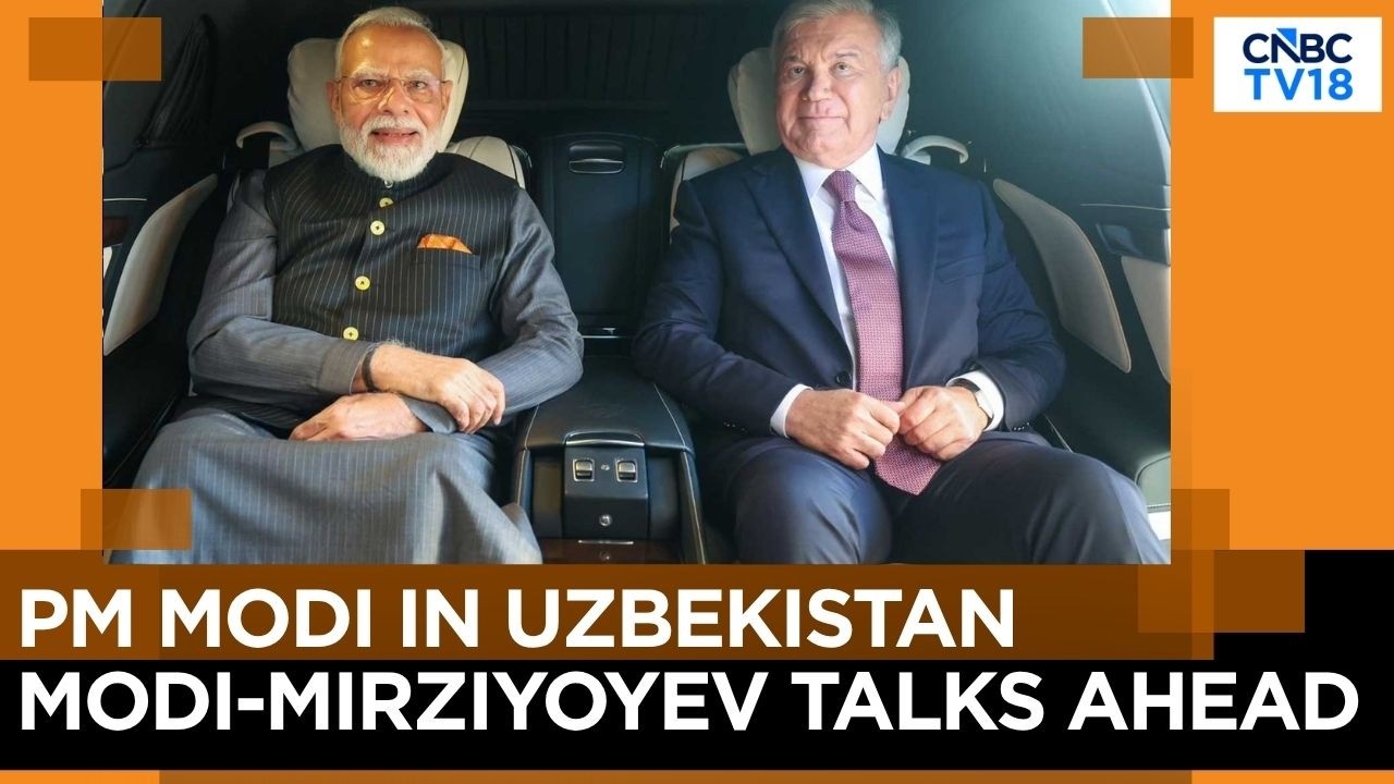 PM Modi Receives Ceremonial Welcome In Tashkent Ahead Of Talks With Uzbekistan President | N18G