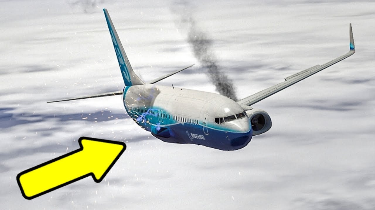 Emergency Aeroplane Landing with Only One Wing GTA V short movie (plane Crash)