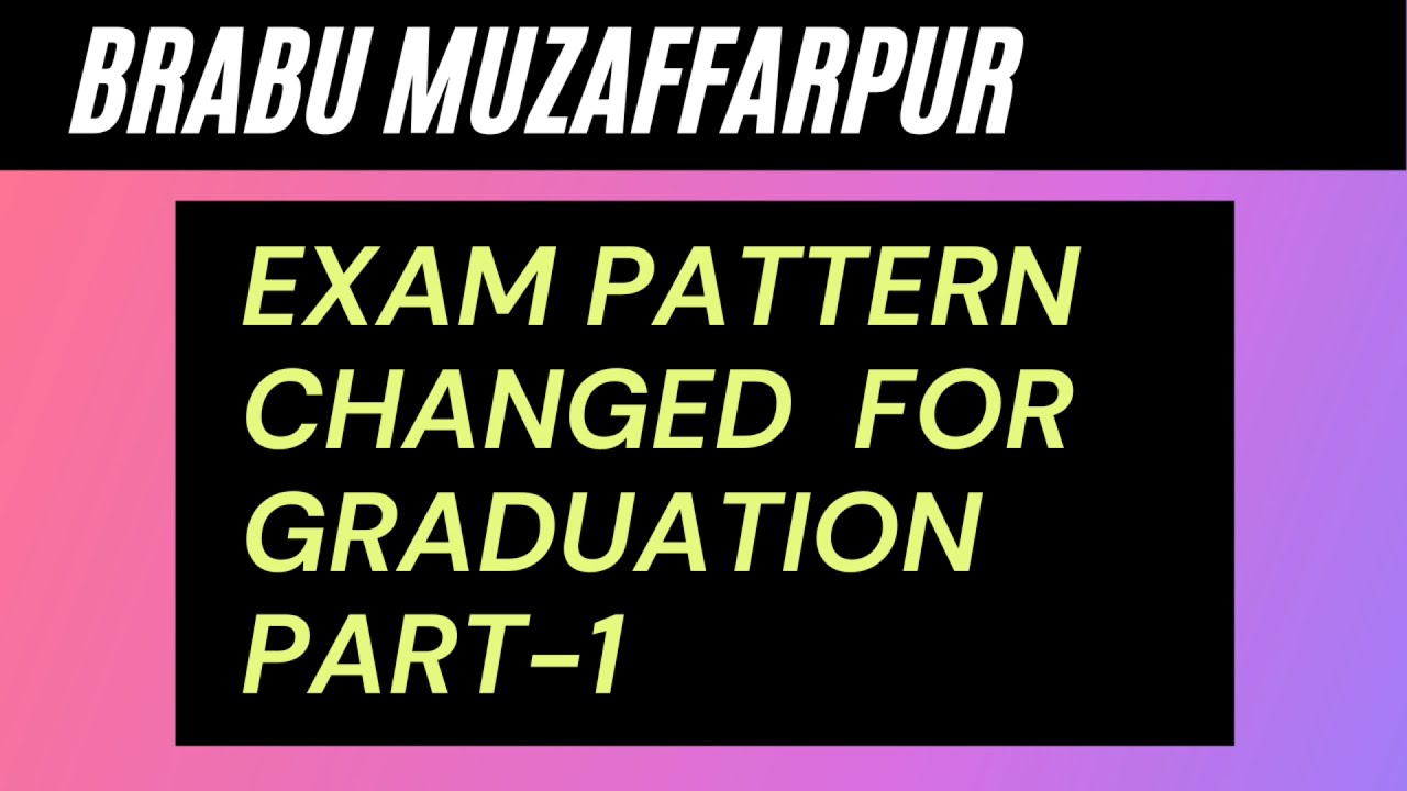Bihar University BA Part -1 Exam Pattern 2021||New Exam pattern BA Part-1