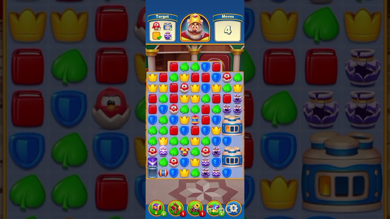 Royal Match Level 9872- 9873 Done ! (Failed 5x ) #games #gameplay #gaming 