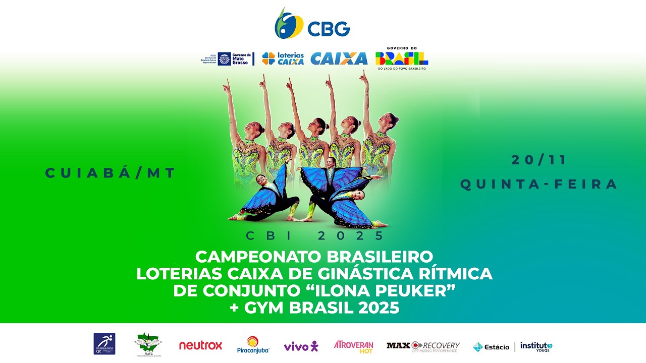 Dia 1 | Campeonato Brasileiro Loterias Caixa de Ginástica Rítmica de Conjunto 
