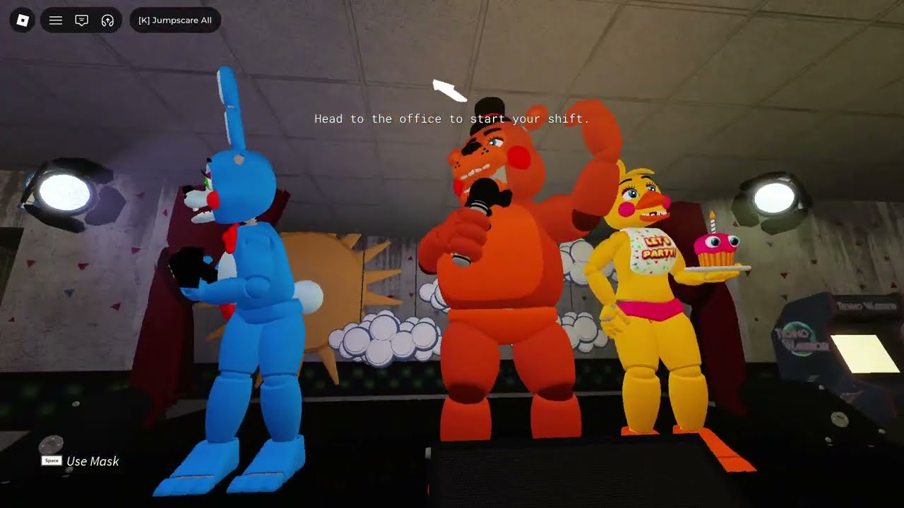 Finishing what we started but only a little FNAF roblox CPT pov