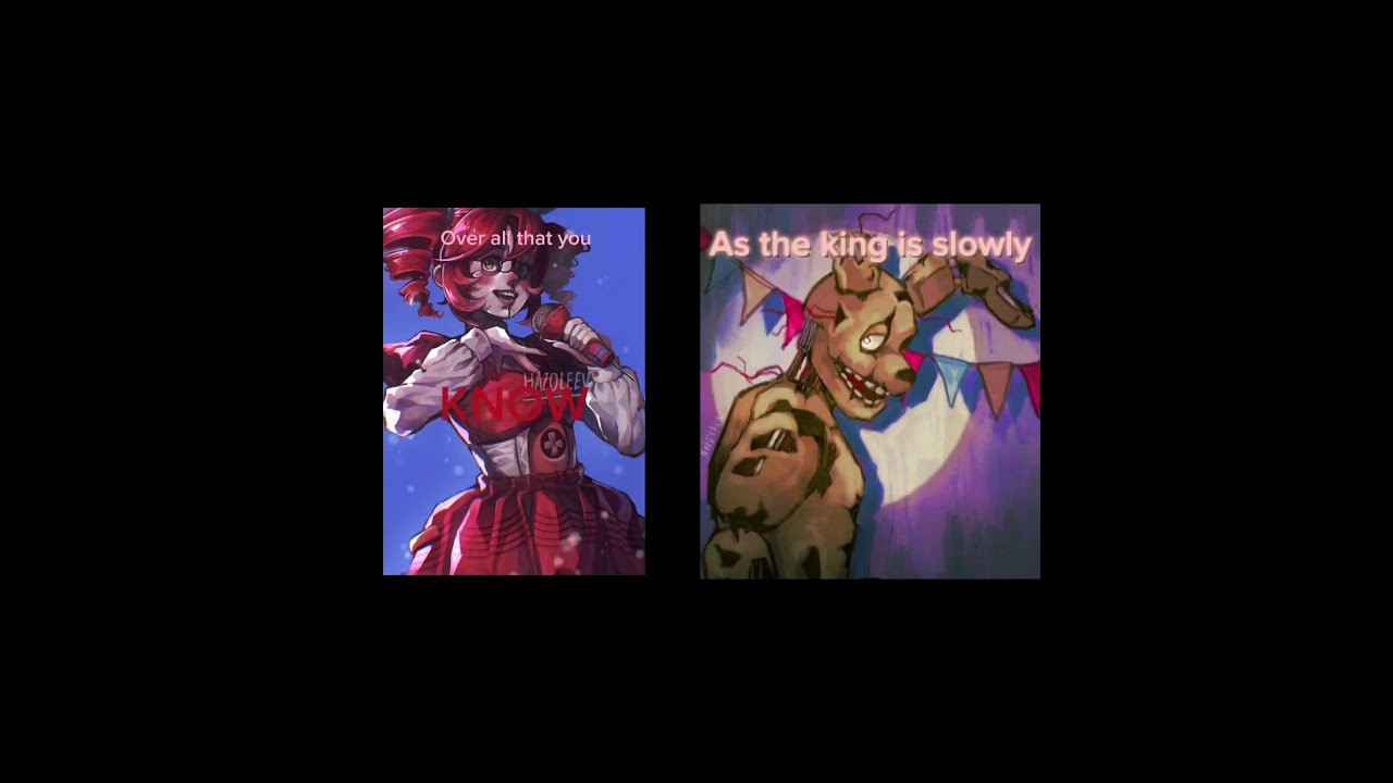 Comparison of my circus baby edits ||| 