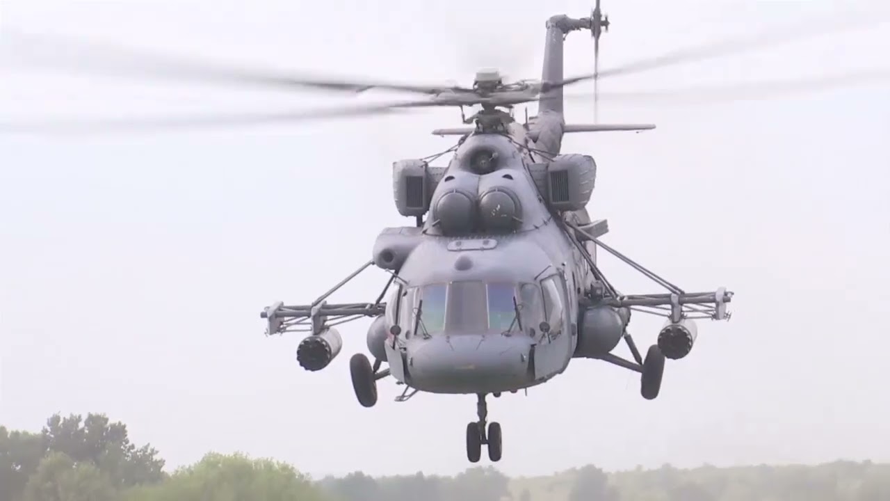 Combat operation of Mi-28 multipurpose attack helicopter crews