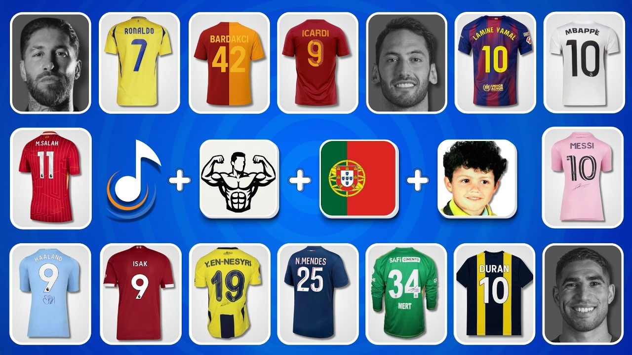 ⚽ FUTBOLCUYU TAHMİN ET! 🎵 ŞARKI + SİMGE + MİLLİ TAKIM + ÇOCUKLUK FOTOĞRAFI 🔥 KİM BU OYUNCU?