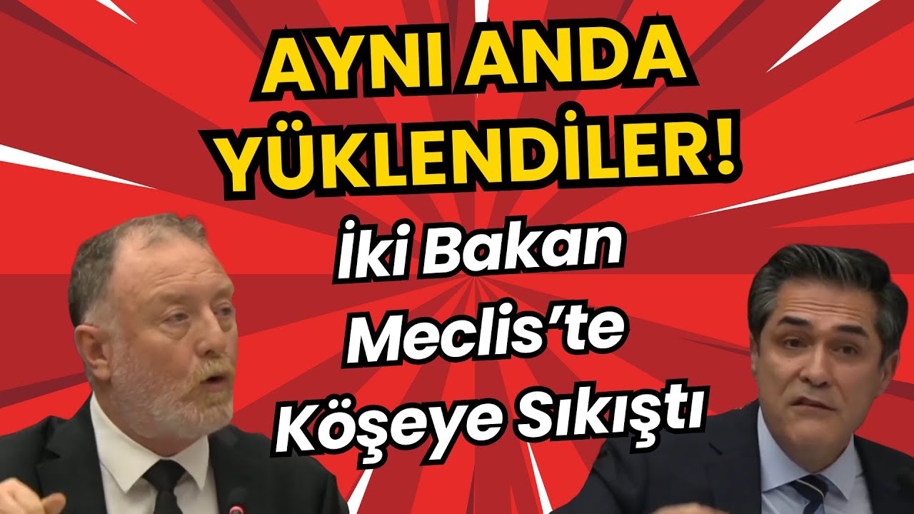 Muhalefet Aynı Anda Y&uuml;klendi! İki Bakan K&ouml;şeye Sıkıştı