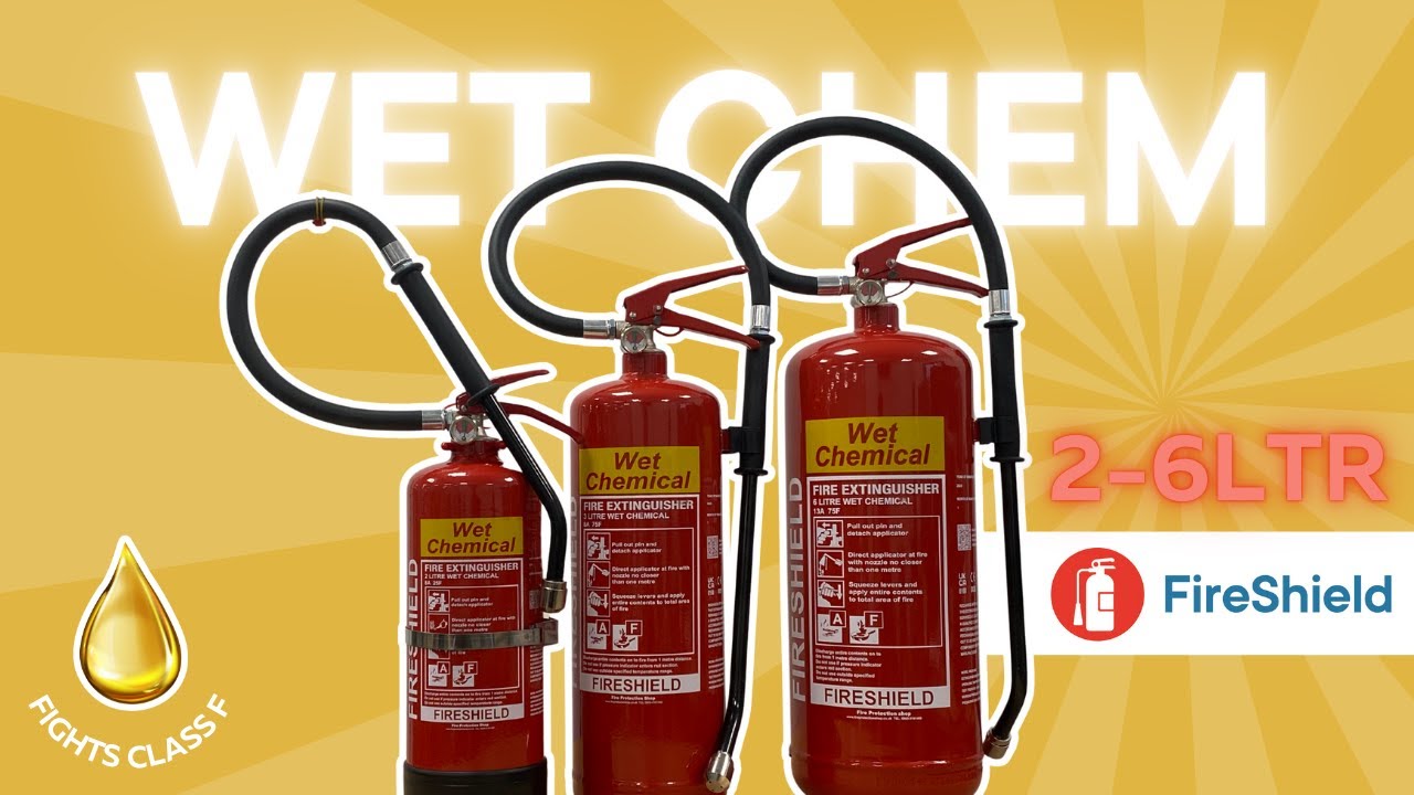 Wet Chemical Fire Extinguisher | FireShield | Fire Protection Shop