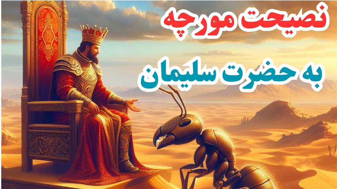 نصیحت های جالب و حکیمانه فرمانده مورچه ها به حضرت سلیمان