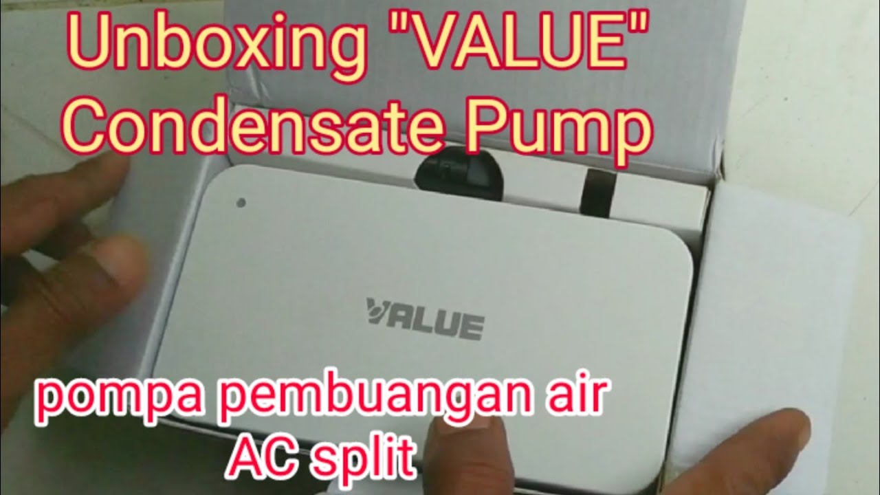 #121 Unboxing Drain Pump VALUE | M1 CONDENSATE PUMP