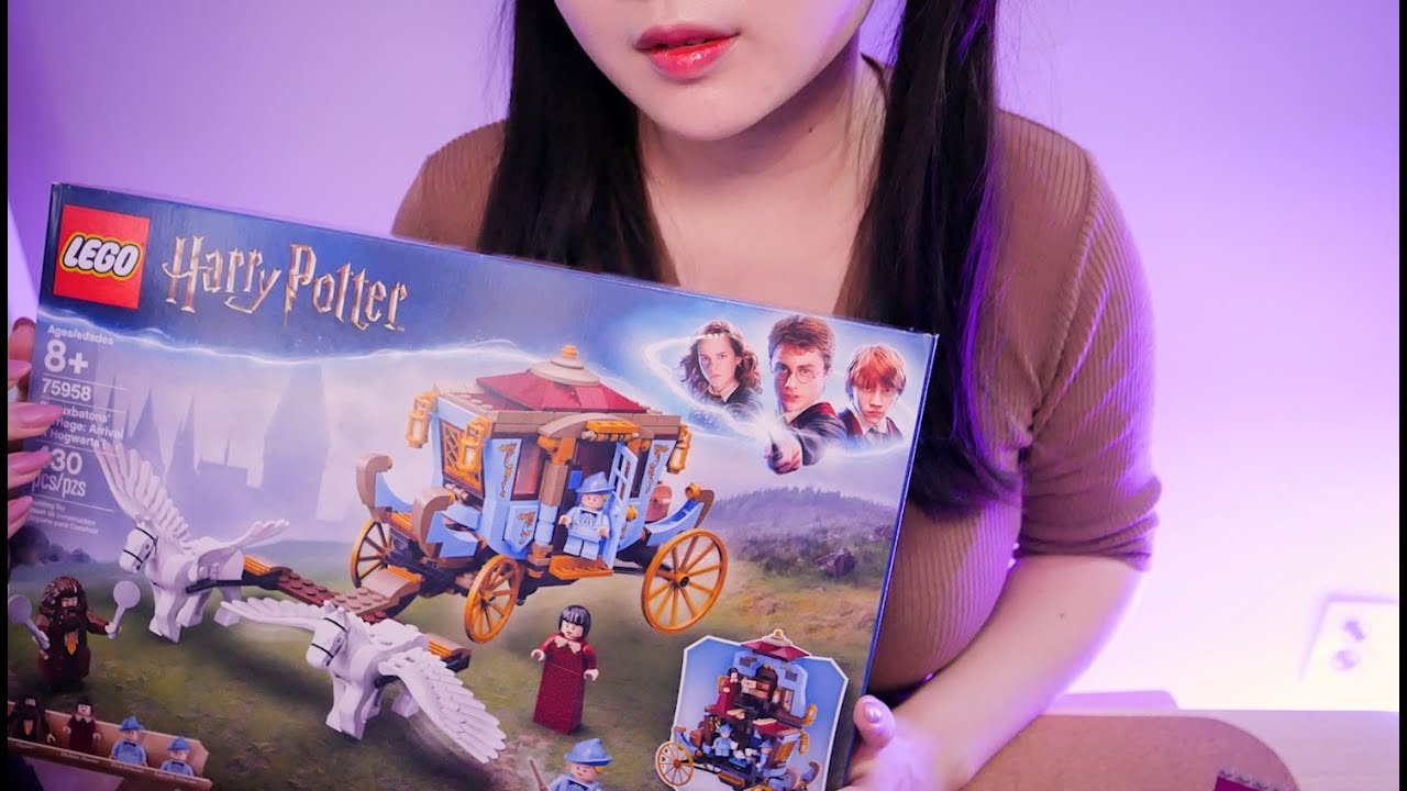 ASMR Building A Lego Set  Harry Potter🌠 whispering asmr korean