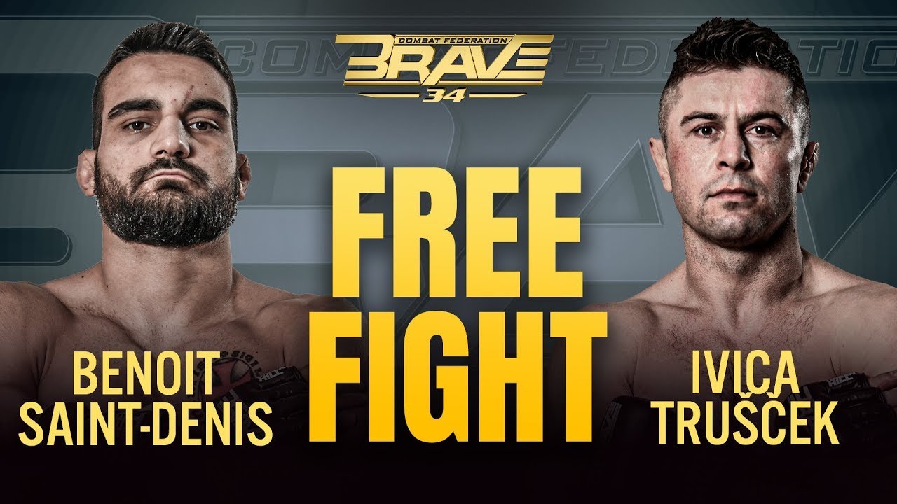 Ivica Trušček vs Benoit Saint Denis | Full Fight | BRAVE CF Slovenia