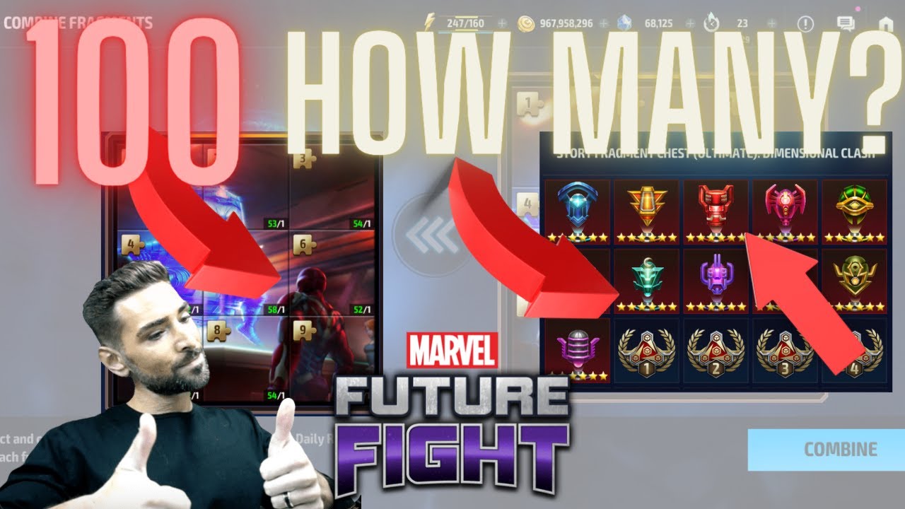 CAN WE FARM CTP's?? 100 COMBINES IN STORY MODE....HOW MANY?? MARVEL FUTURE FIGHT