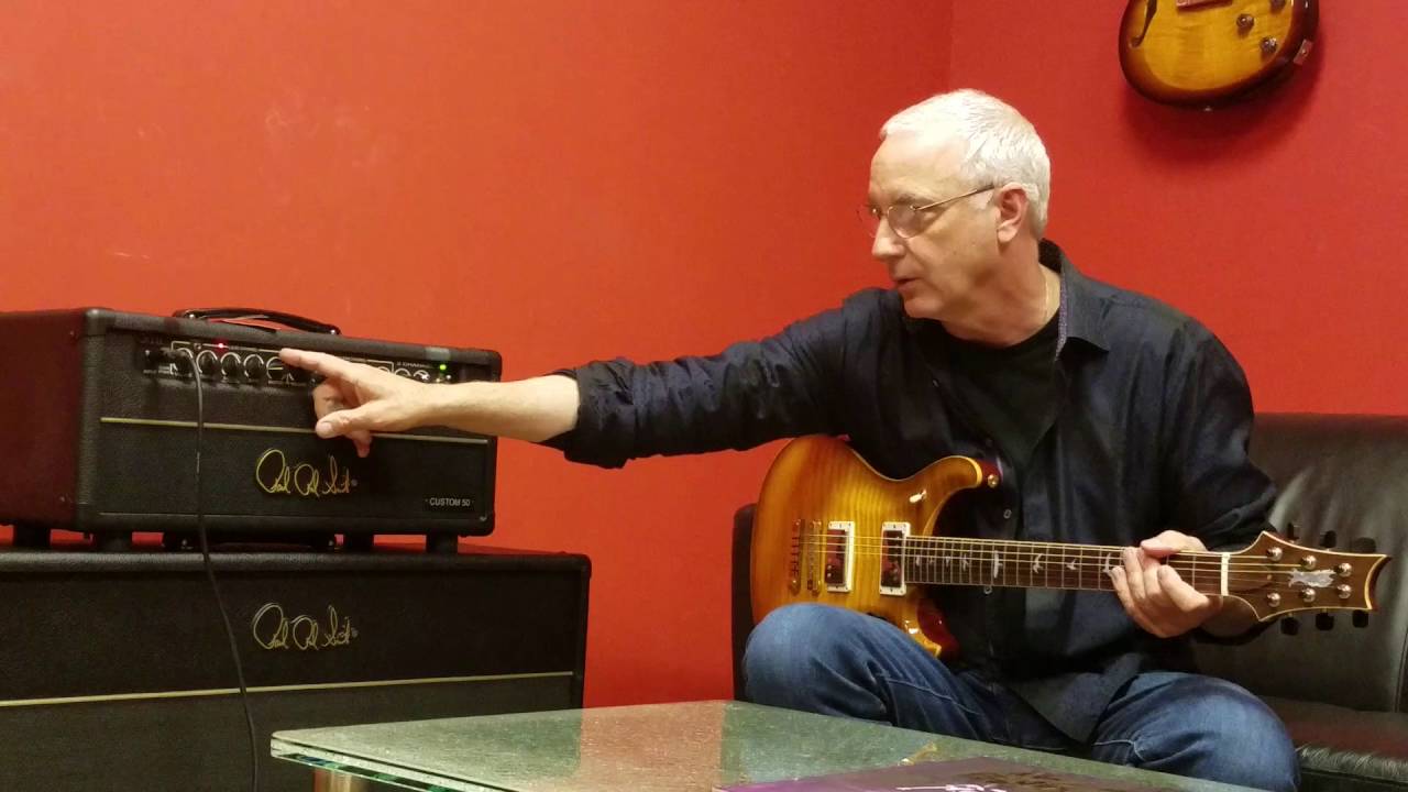 Paul Reed Smith Plays Through His Personally Tweaked PRS Custom 50W 2 Channel Amplifier Head 0030