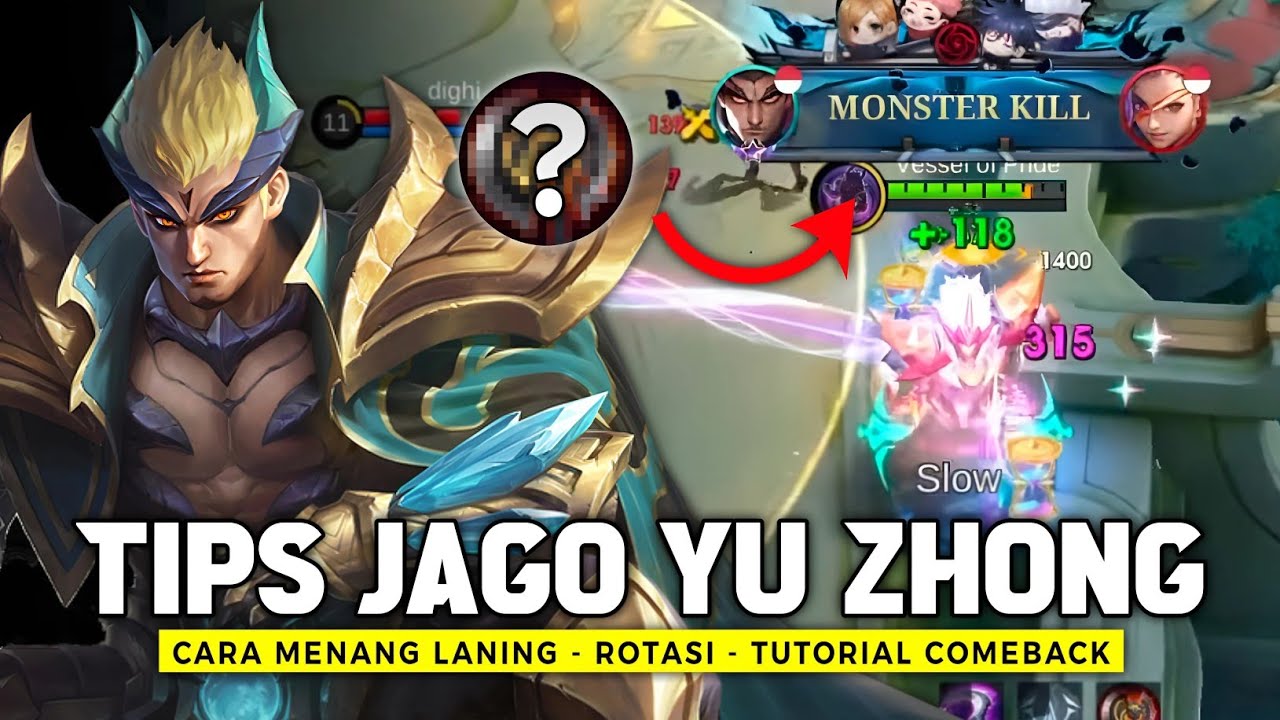 BEGINI CARA RAJA YU ZHONG GENDONG DI META SEKARANG - Tutorial Yu Zhong Mobile Legends
