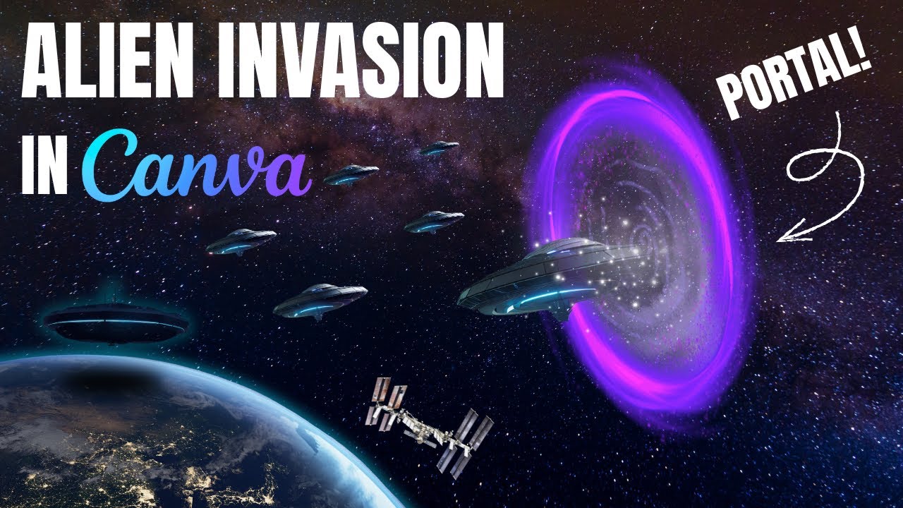 Magic Portal Tutorial | Stunning Space Portal Effect in Canva!