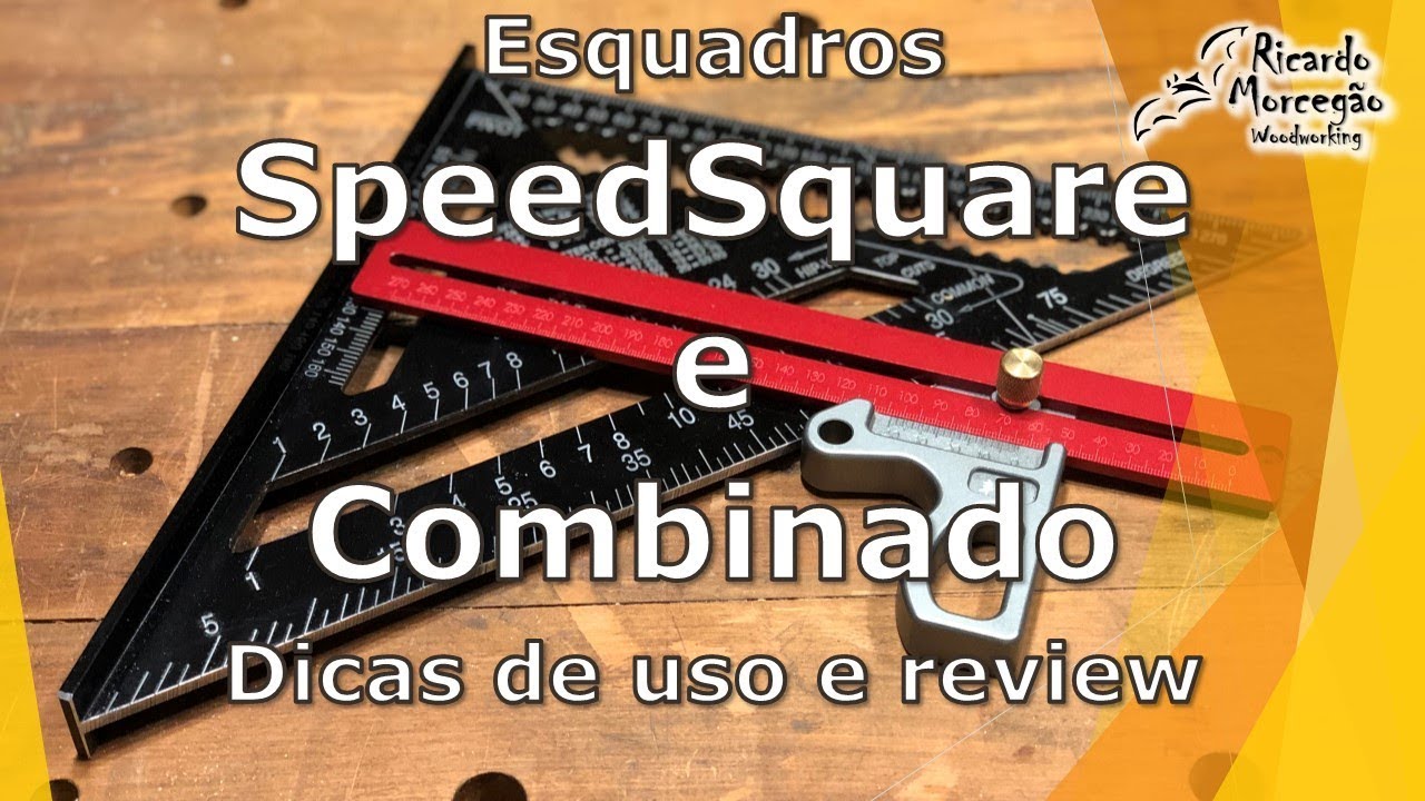Esquadro Combinado e Speedsquare como usar e review - Banggood