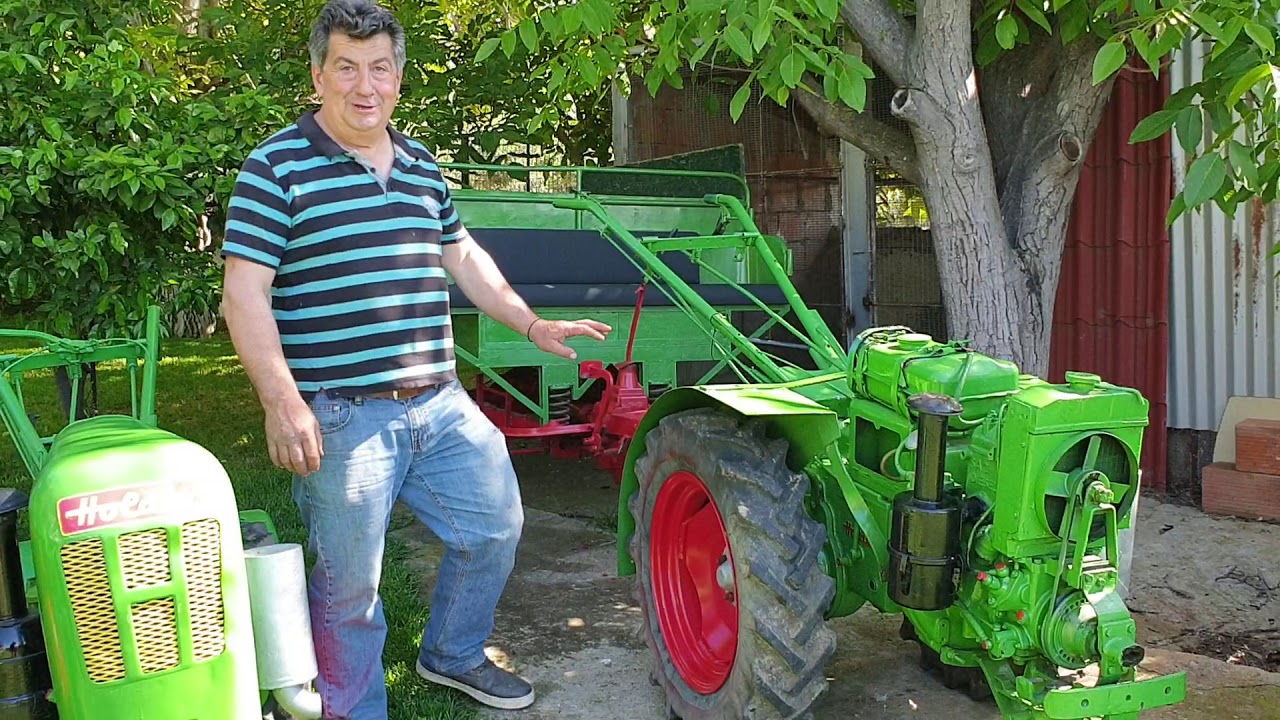 Holder & Agria rebuilding with starter and Kubota 7100