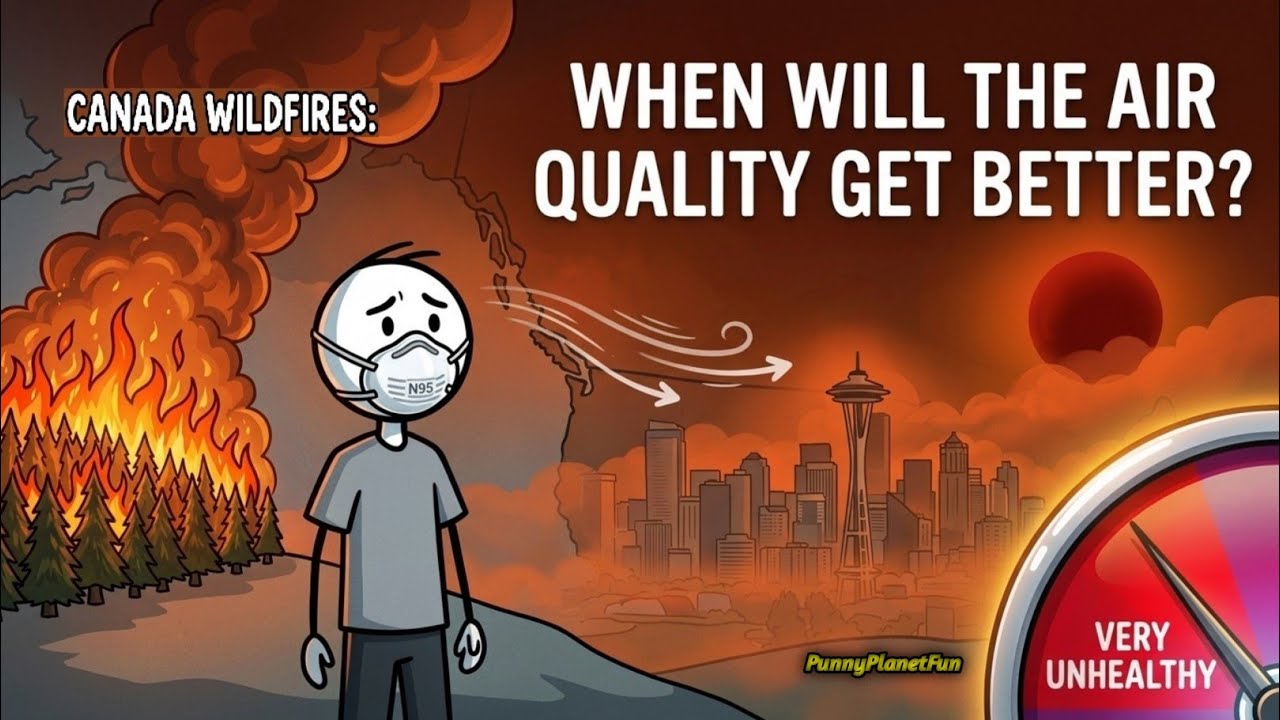 When Will the Air Quality Get Better? America's Smoky Skies 🌫️ | #AirQuality #Wildfires #Science