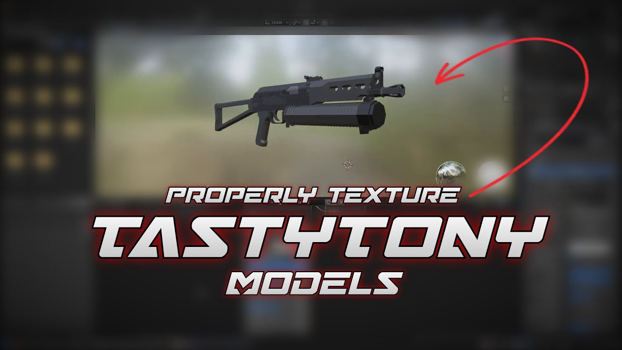 How to properly texture TastyTony models