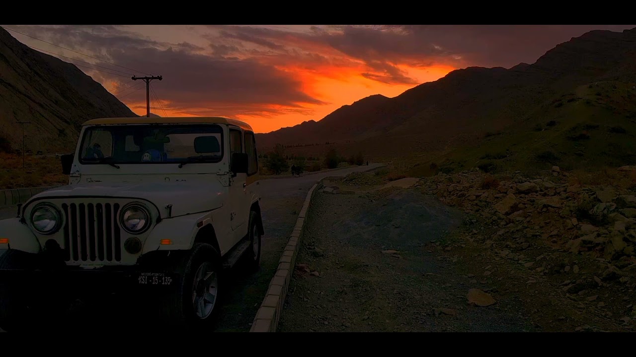Karkhsa park best scenery with nature sonds jeep CJ7  quetta,Balochistan ,Pakistan🇵🇰