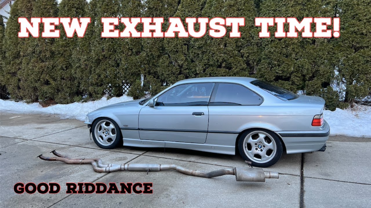 E36 328i наконец-то получил новый выхлоп!