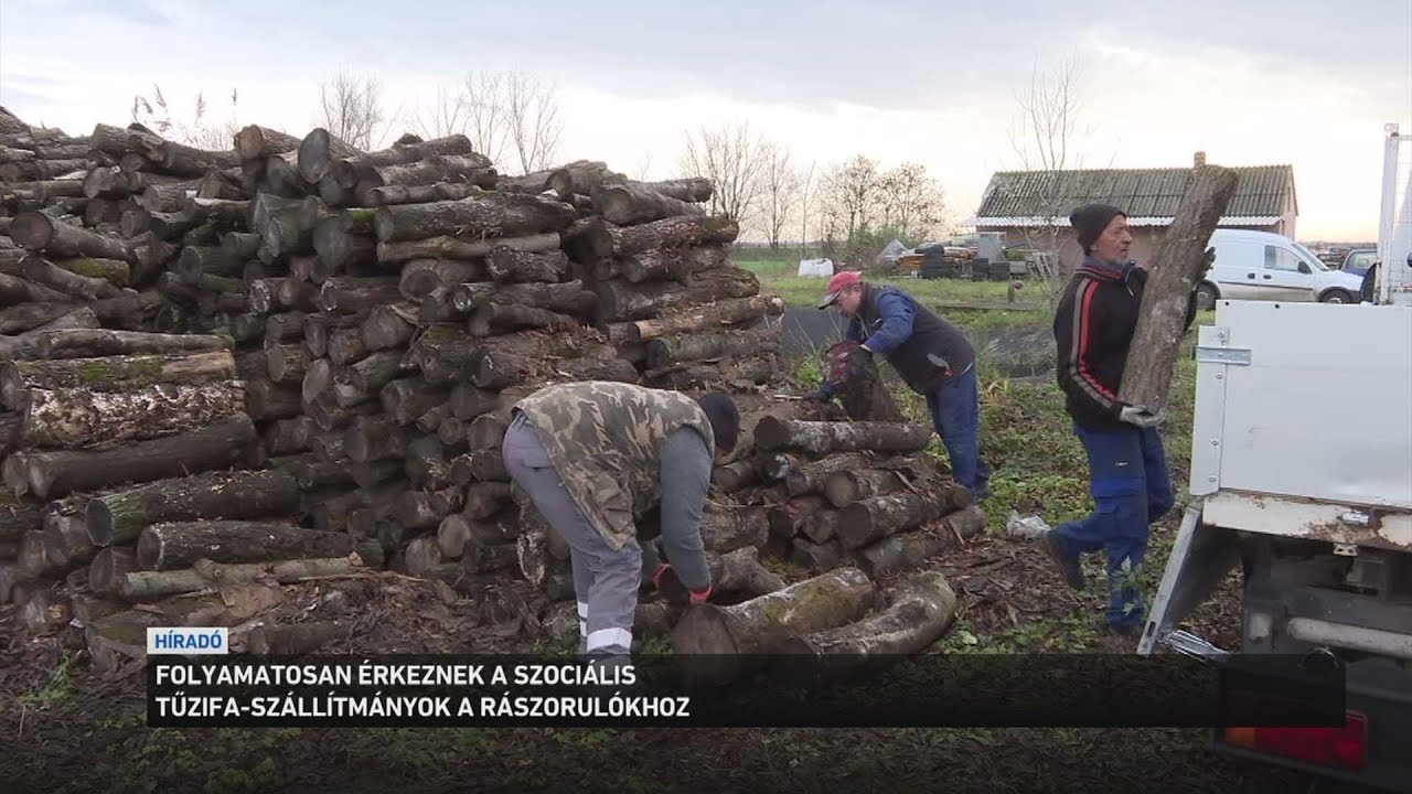 Folyamatosan &eacute;rkeznek a szoci&aacute;lis tűzifa sz&aacute;ll&iacute;tm&aacute;nyok a r&aacute;szorul&oacute;khoz