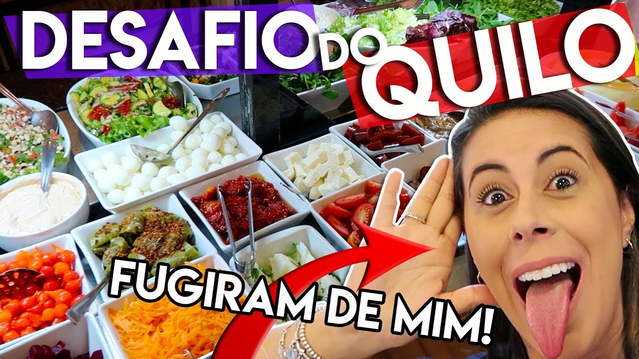Comendo o que a Pessoa da Frente Pediu | Desafio do Quilão