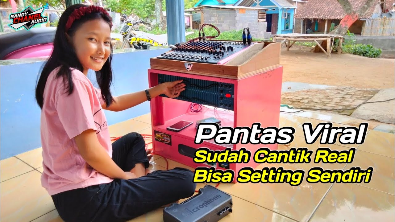 Cantik Dan Pintar !! Operator Cewek Dina Audio Real Bisa Setting Sound Miniatur Sendiri