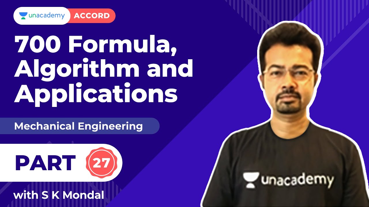 700 Formula, Algorithm and Applications 27 | FAA SERIES for SOM | S K Mondal | Unacademy Accord