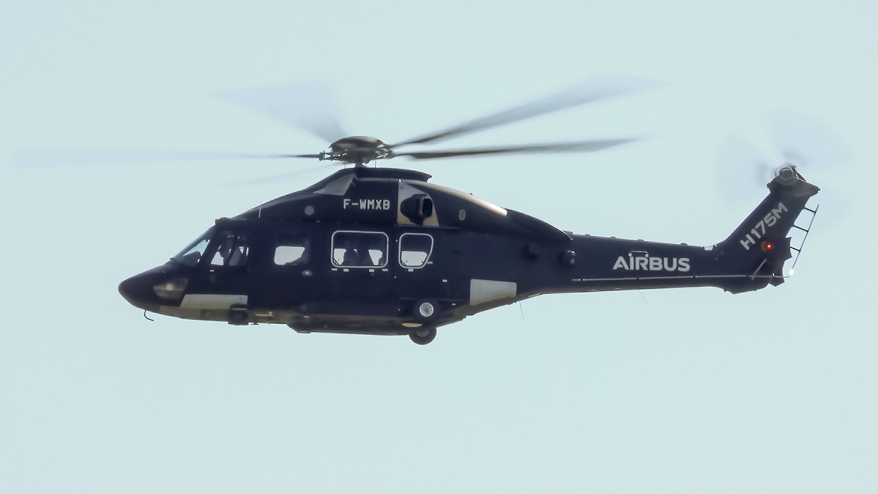 Airbus H175M Departure from Trenton