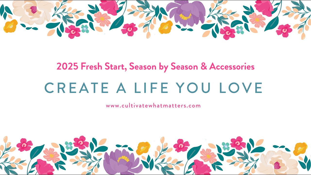 2025 Fresh Start, Season by Season, and new Cultivate Accessories LIVE | Replay