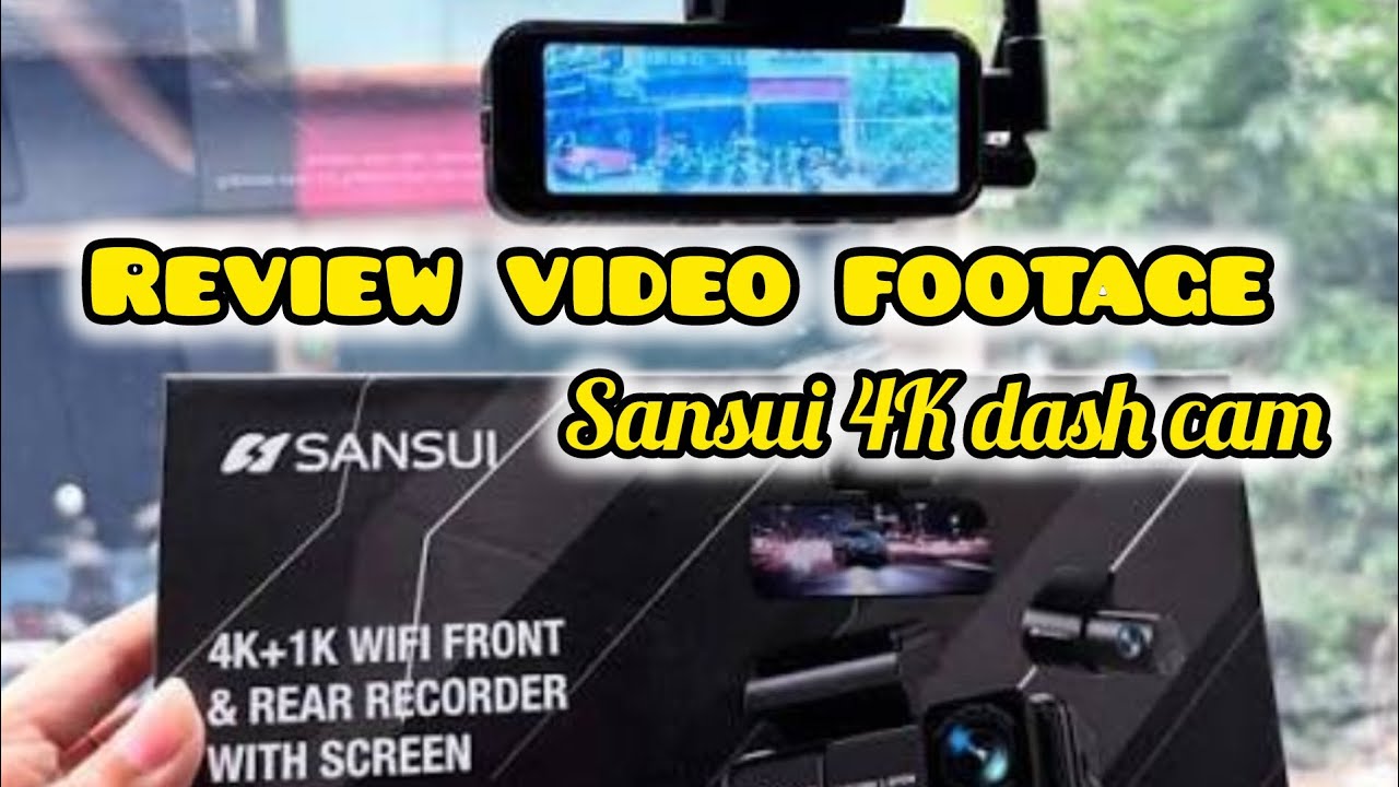 Review Video footage Sansui dash cam 4K #dashcam #sansui #tech #videofootage4k 