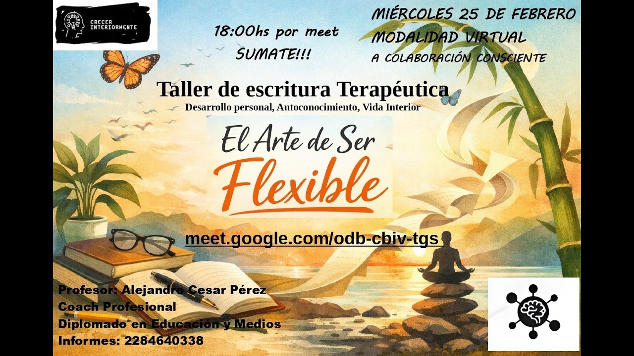 Taller de Escritura Terapéutica: El Arte de Ser Flexible