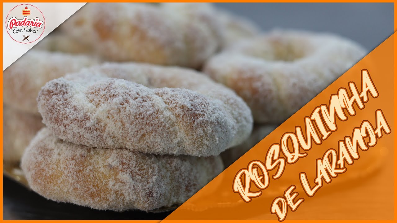 ROSQUINHA DE LARANJA -  Uma delícia