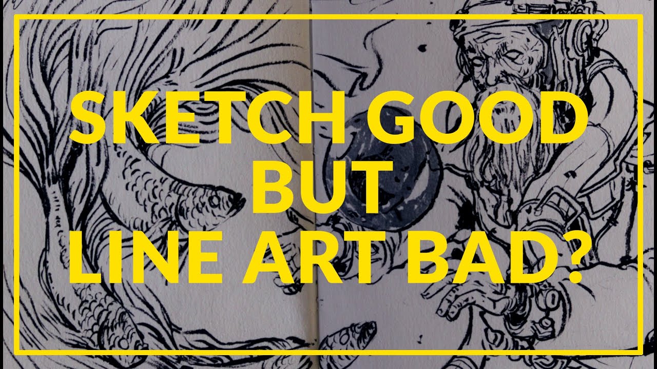 How to transition from Sketch to Line Art